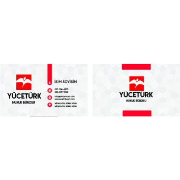 avukatlık ofisine logo ve kart tasarlama yarışmasına tasarımcı quann tarafından sunulan  tasarım 