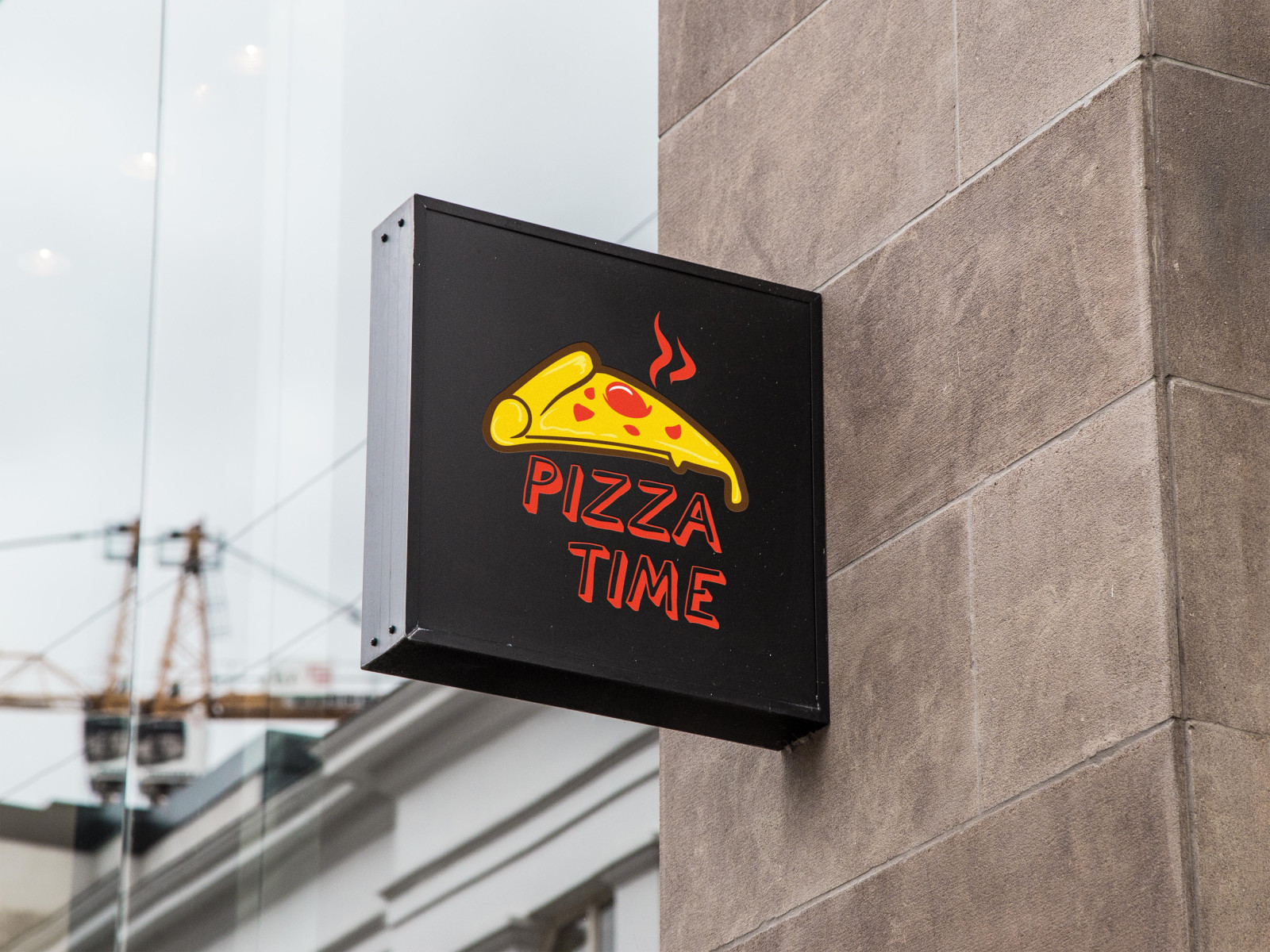 Tasarlayan Thomas Bewick-Pizza Time Logo Tasarım Yarışması
