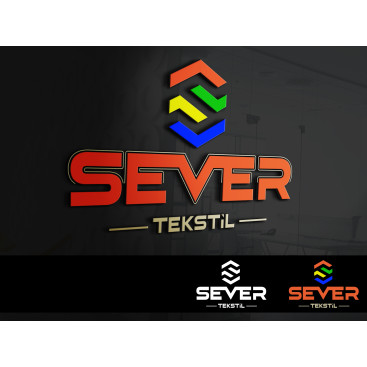 Tekstil firma logosu yarışmasına tasarımcı GÖKBÖRÜ tarafından sunulan  tasarım 