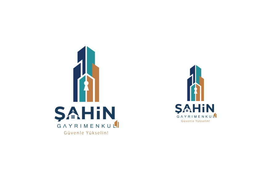 Şahin Gayrimenkul Logo + Kurumsal Kimlik yarışmasına tasarımcı izdüsümü tarafından sunulan  tasarım 