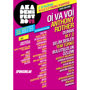 Akademifest 2011 Afiş Tasarımı yarışmasına tasarımcı umutcoan tarafından sunulan  tasarım 