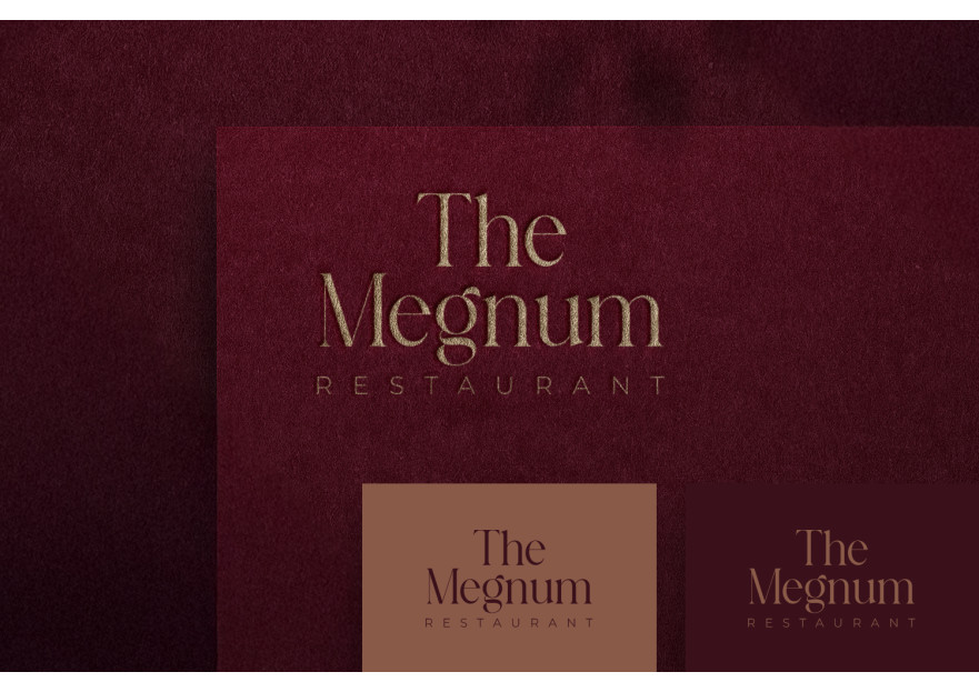 The Megnum Restoranı İçin Logo Tasarım. yarışmasına tasarımcı Burakaydın.01 tarafından sunulan  tasarım 