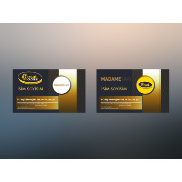 2 Marka Tek Kartvizit yarışmasına tasarımcı hattori hanzo® tarafından sunulan  tasarım