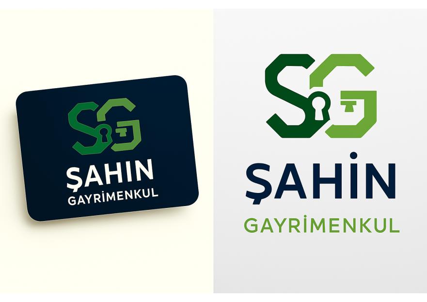 Şahin Gayrimenkul Logo + Kurumsal Kimlik yarışmasına tasarımcı inanç doğan tarafından sunulan  tasarım 