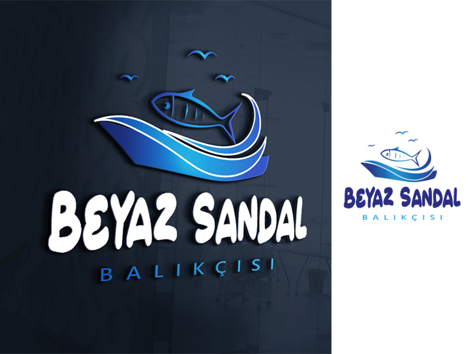 Tasarlayan 8888-BALIK RESTORANTIMIZ İÇİN LOGO ARIYORUM 