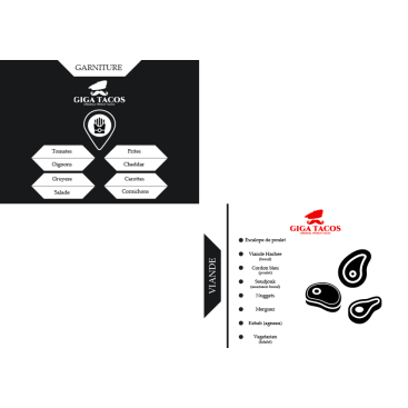 Fast Food Menüsü Tasarimi yarışmasına tasarımcı burakaziz96 tarafından sunulan  tasarım 
