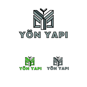 YÖN YAPI İNŞAAT ŞİRKETİMİZ LOGO TASARIMI yarışmasına tasarımcı Cemalettinp tarafından sunulan  tasarım 