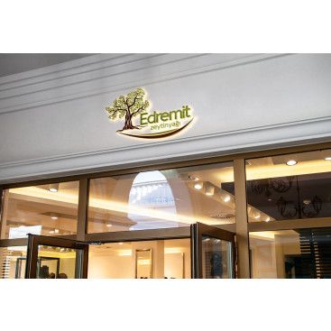 EDREMİT ZEYTİNYAĞI yarışmasına tasarımcı DD Sanat™ tarafından sunulan  tasarım 