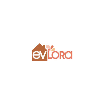 Evlora.com için Logo Tasarımı yarışmasına tasarımcı RΛPİDO tarafından sunulan  tasarım 