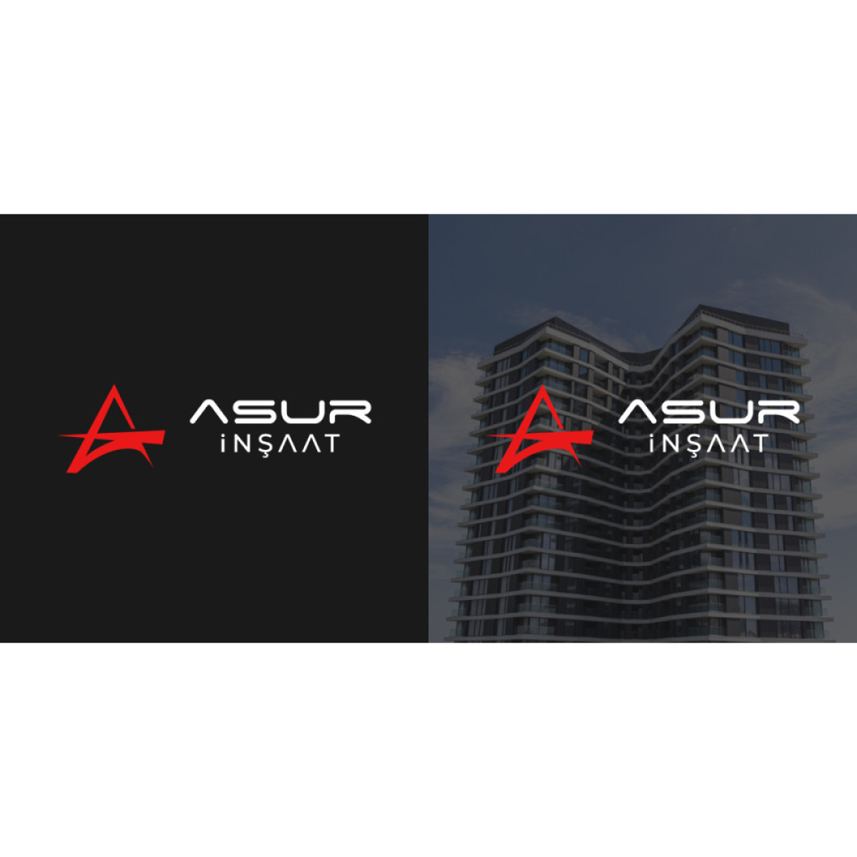 Tasarlayan gokhandesignr-ASUR İNŞAAT İÇİN LOGO TASARIM