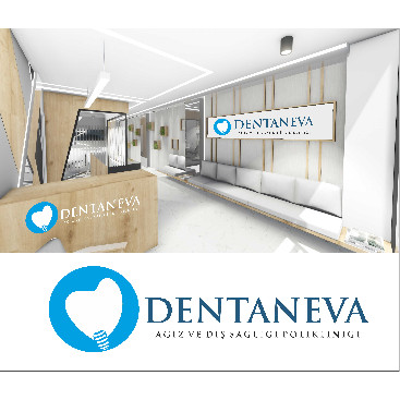 Diş kliniği için logo tasarımı yarışmasına tasarımcı Sedat Muti tarafından sunulan  tasarım 