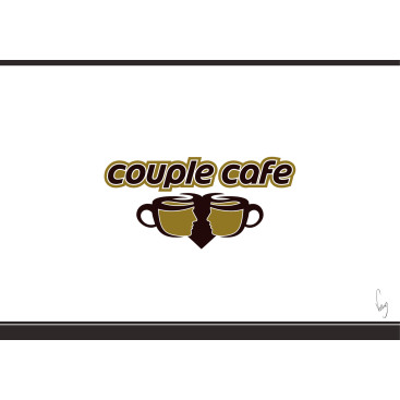 Cafe Logo tasarımı yarışmasına tasarımcı volkanKocaman tarafından sunulan  tasarım 