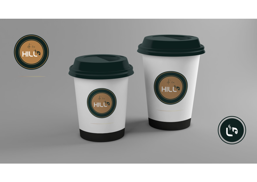 kurumsal cafe markası tasarımı yarışmasına tasarımcı DesigNero tarafından sunulan  tasarım 