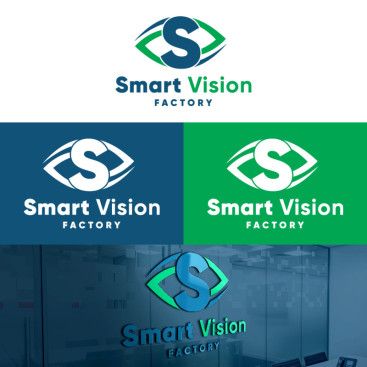 Smart Vision Factory için Logo Tasarımı yarışmasına tasarımcı AYATA tarafından sunulan  tasarım 