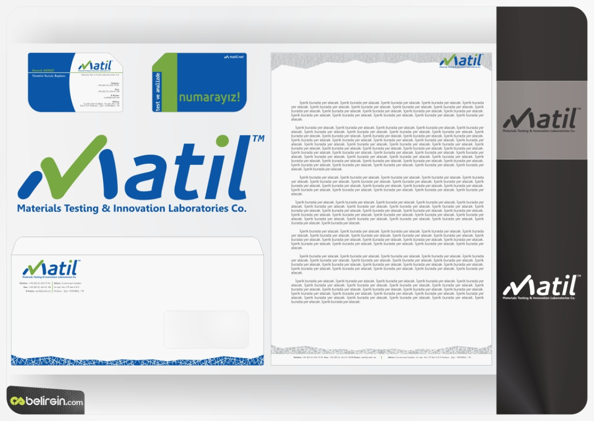 Tasarlayan belirgin-MATİL A.Ş Logo ve Kurumsal Kimlik 