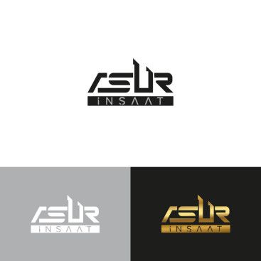 ASUR İNŞAAT İÇİN LOGO TASARIM yarışmasına tasarımcı fatihyilmaz tarafından sunulan  tasarım 
