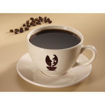 Cafe Logo tasarımı yarışmasına tasarımcı uaslanpay tarafından sunulan  tasarım 