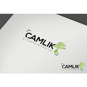ÇAMLIK KİTAP-KIRTASİYE İÇİN LOGO TASARIM yarışmasına tasarımcı Ardakaya tarafından sunulan  tasarım 