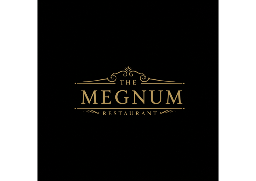 The Megnum Restoranı İçin Logo Tasarım. yarışmasına tasarımcı Freelancetasarim tarafından sunulan  tasarım 