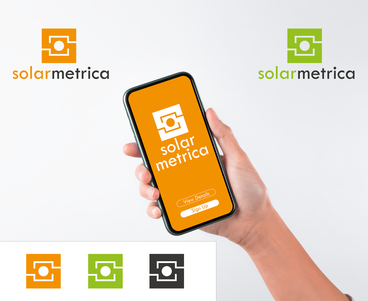 Tasarlayan Gizem SC-solarmetrica.com İçin Yenilikçi Logo