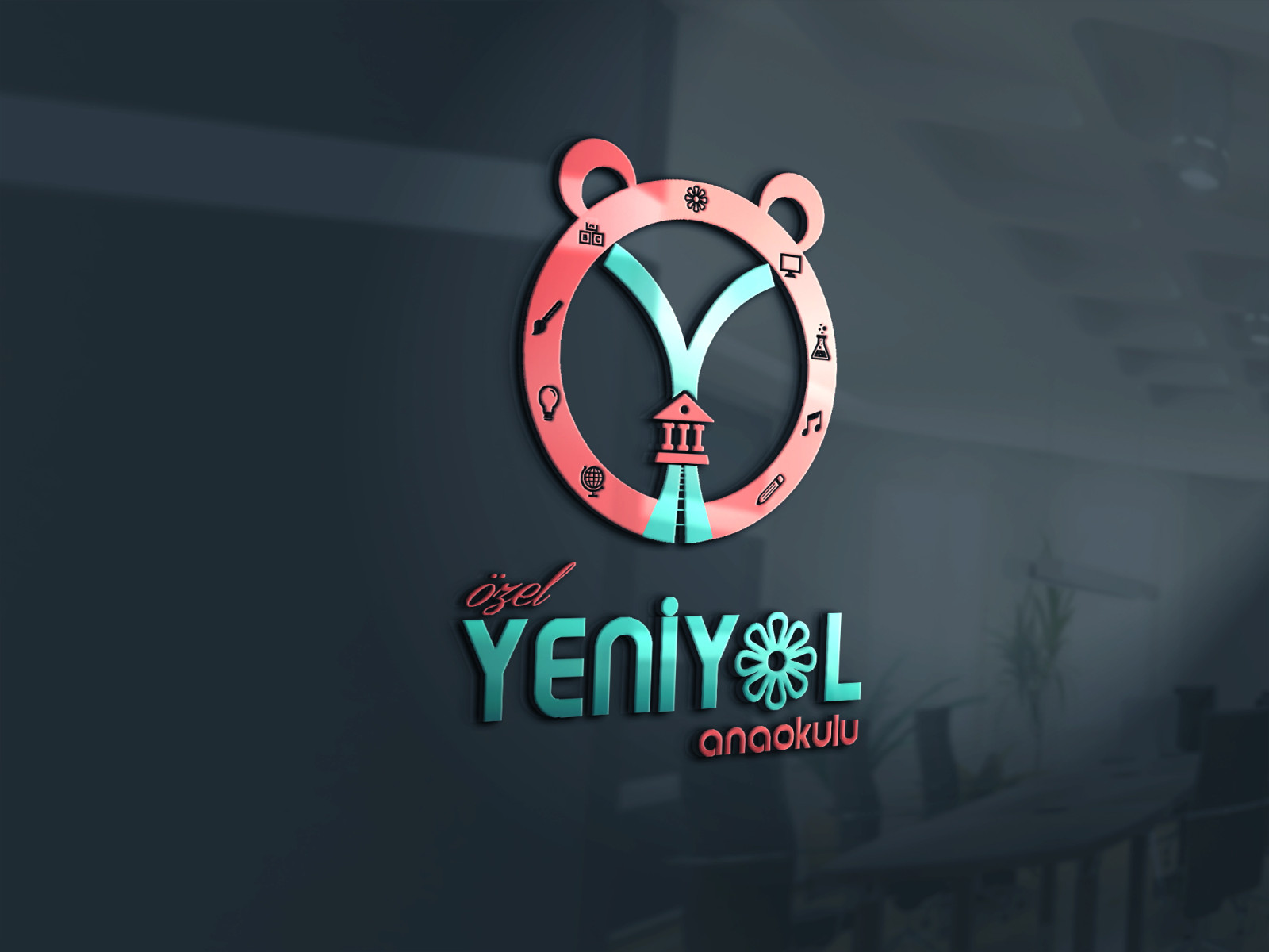Tasarlayan Tolgaaxu-yeniyol anaokulumuza dikkat çekici logo 