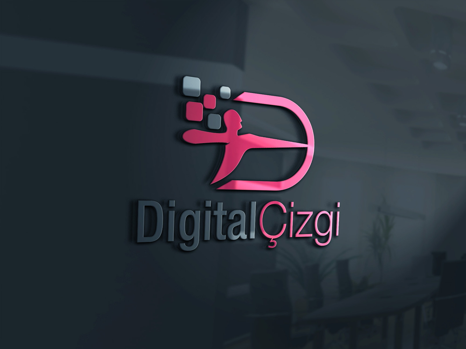 Tasarlayan Etrah™-Digital Çizgi Ajans Sitemiz İçin Logo.