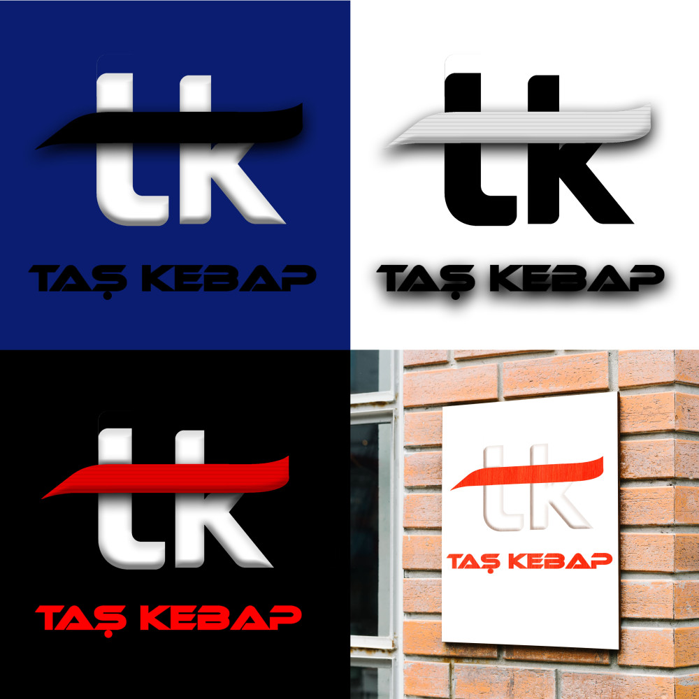 TAŞ KEBAP RESTORANTIMIZ İÇİN LOGO ÇALIŞM yarışmasına Türkân Kavak tarafından girilen tasarım