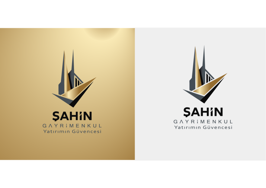 Şahin Gayrimenkul Logo + Kurumsal Kimlik yarışmasına tasarımcı izdüsümü tarafından sunulan  tasarım 