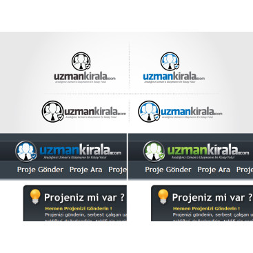 UzmanKirala.com Logo Revizyonu yarışmasına tasarımcı tombulkedi tarafından sunulan  tasarım 