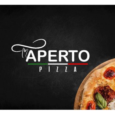 APERTO PİZZA LOGOSUNU ARIYOR yarışmasına tasarımcı Chiwely tarafından sunulan  tasarım 