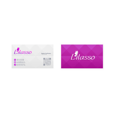 ''LİLASSO'' MARKASI İÇİN LOGO-KARTVİZİT yarışmasına tasarımcı grfkismail tarafından sunulan  tasarım