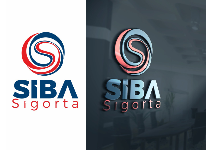 Siba Sigorta yeni logo tasarımı yarışmasına tasarımcı Muss tarafından sunulan  tasarım 