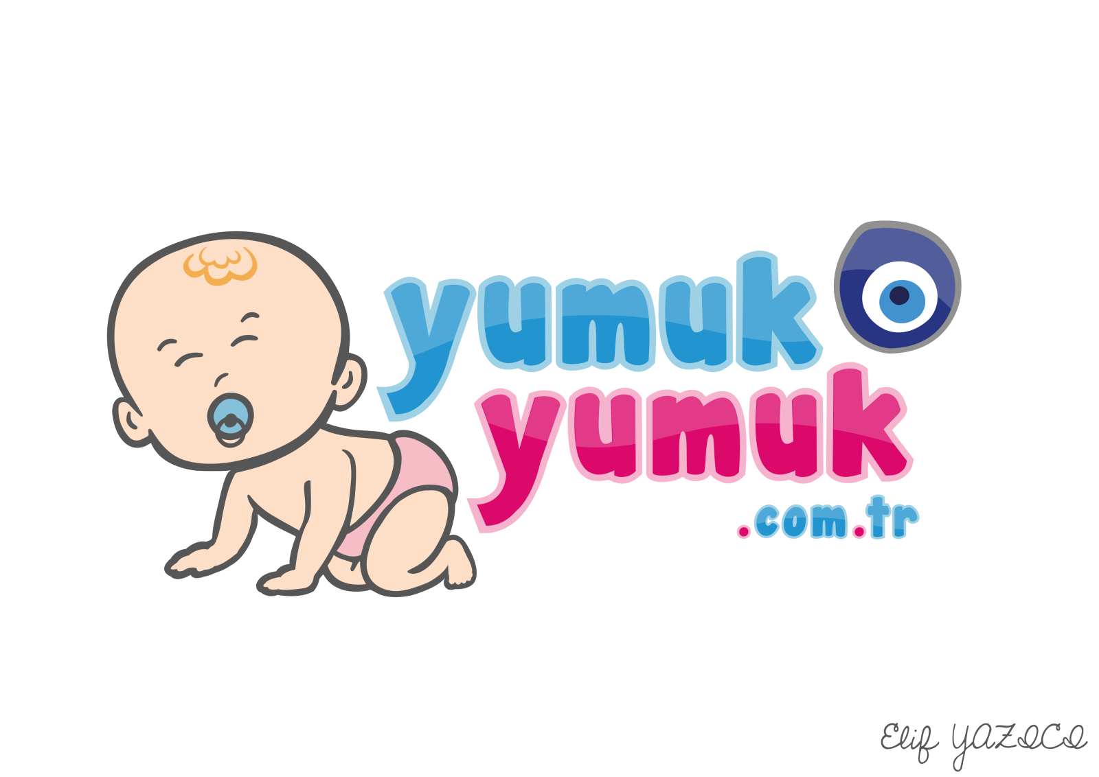 Tasarlayan ElifYAZICI-YUMUKYUMUK.COM.TR Logo ve Amblem Tasarım