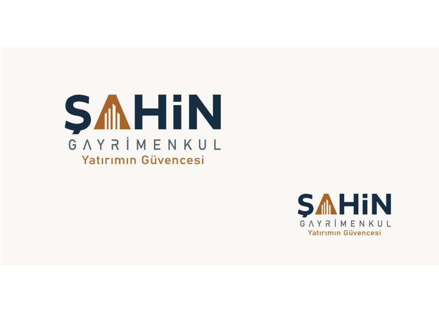 Şahin Gayrimenkul Logo + Kurumsal Kimlik yarışmasına tasarımcı izdüsümü tarafından sunulan  tasarım 