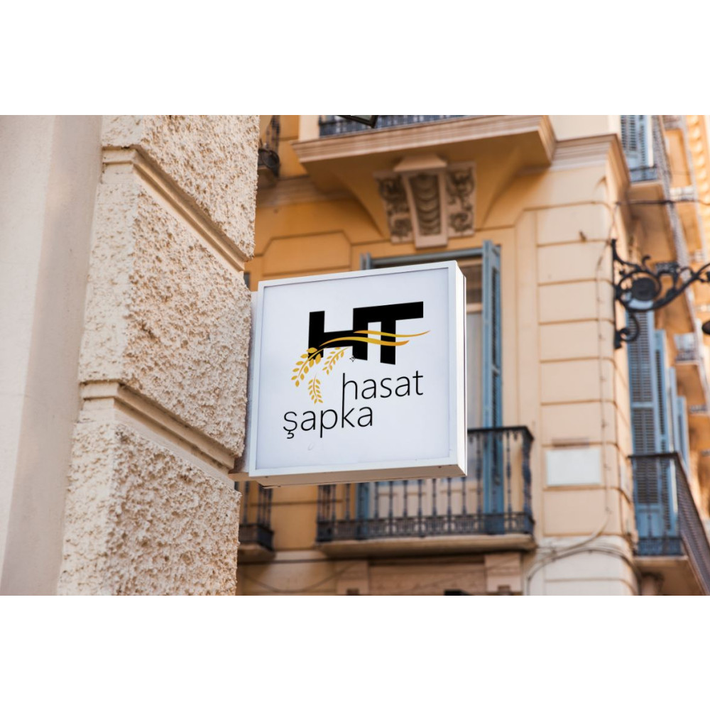 Ht Hasat Şapka Logo çalışması