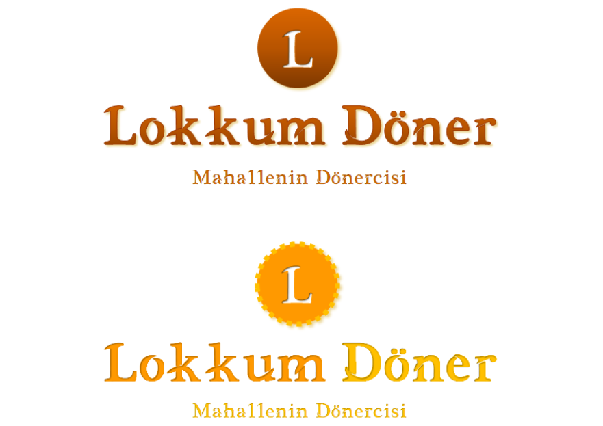 LOKKUM DÖNER LOGO TASARIMI yarışmasına tasarımcı Design7 tarafından sunulan  tasarım 