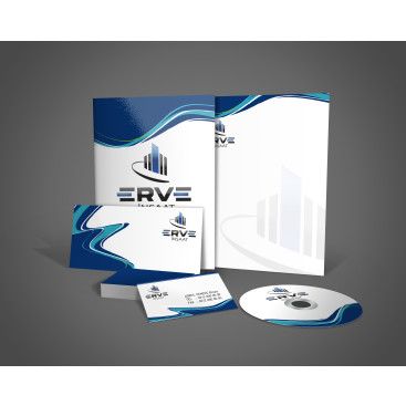 ERVE İnşaat İçin Logo+KurumsalKimlik yarışmasına tasarımcı tubanur tarafından sunulan  tasarım 