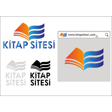 kitapsitesi YENİ LOGO VE SLOGAN ARIYOR yarışmasına tasarımcı minne tarafından sunulan  tasarım 