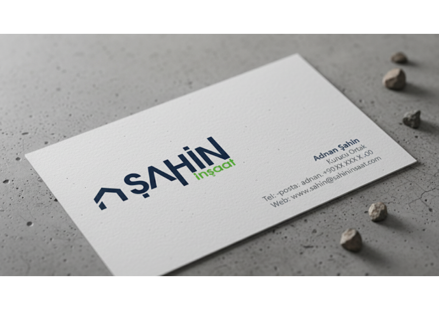 Şahin Gayrimenkul Logo + Kurumsal Kimlik yarışmasına tasarımcı inanç doğan tarafından sunulan  tasarım 
