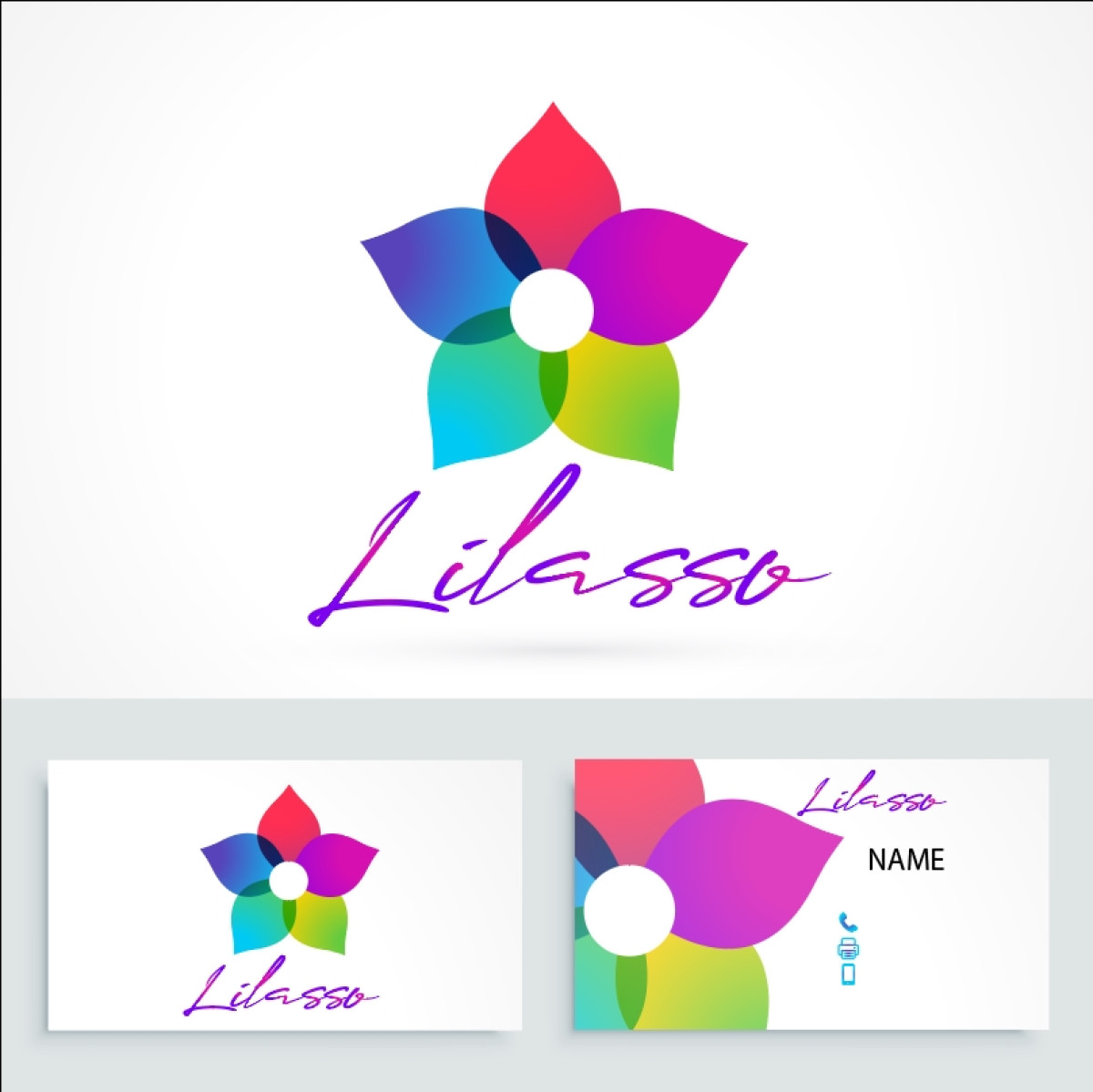 Tasarlayan Grafikersed-''LİLASSO'' MARKASI İÇİN LOGO-KARTVİZİT