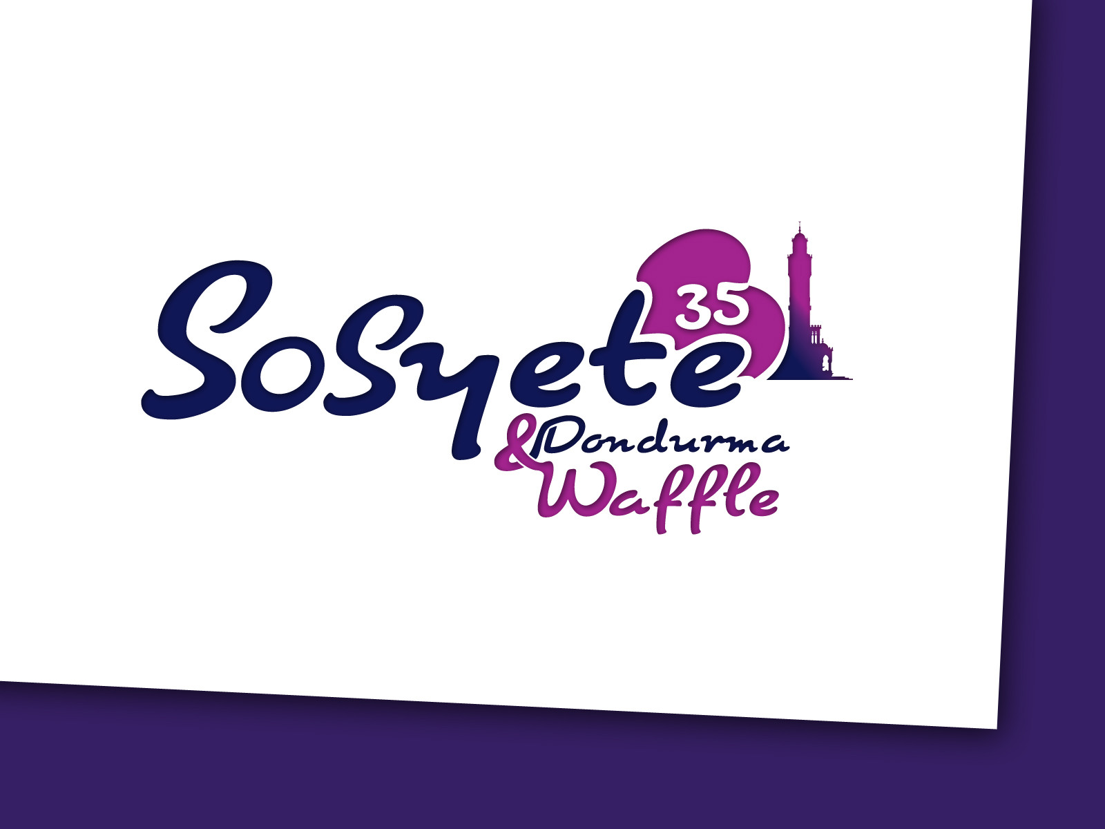 Tasarlayan grfkismail-waffle&dondurma cafe için logo 