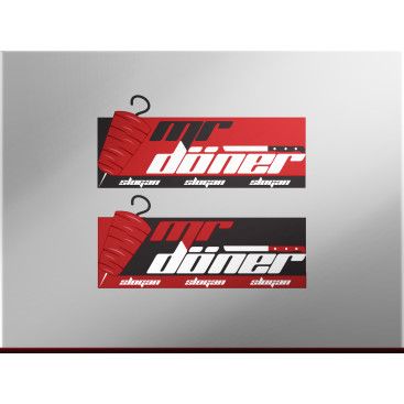 MR DÖNER ' E LOGO TASARIMI yarışmasına tasarımcı muratgoktas tarafından sunulan  tasarım 