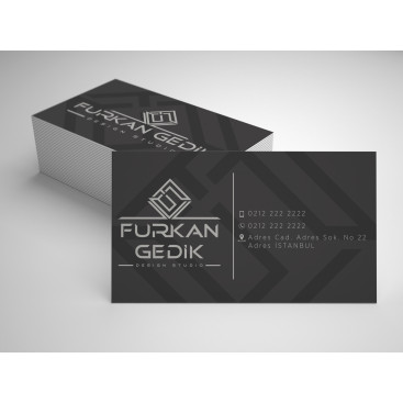 Mimarlık ofisi logo ve kartvizit tasarım yarışmasına tasarımcı Murat Altun  tarafından sunulan  tasarım