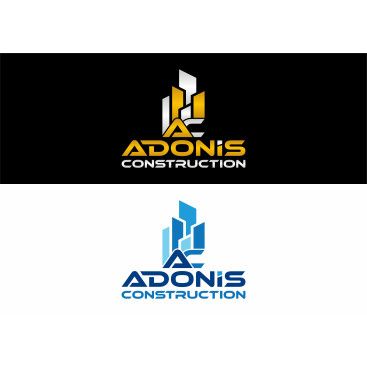 Adonis Construction Logo Tasarımı yarışmasına tasarımcı 443618 tarafından sunulan  tasarım 
