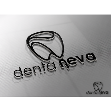 Diş kliniği için logo tasarımı yarışmasına tasarımcı ilker beşken tarafından sunulan  tasarım 