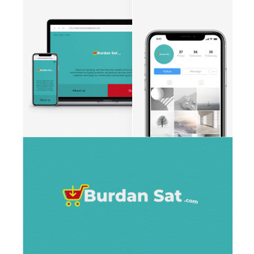 Burdansat.com yarışmasına tasarımcı Vega.Art tarafından sunulan  tasarım 