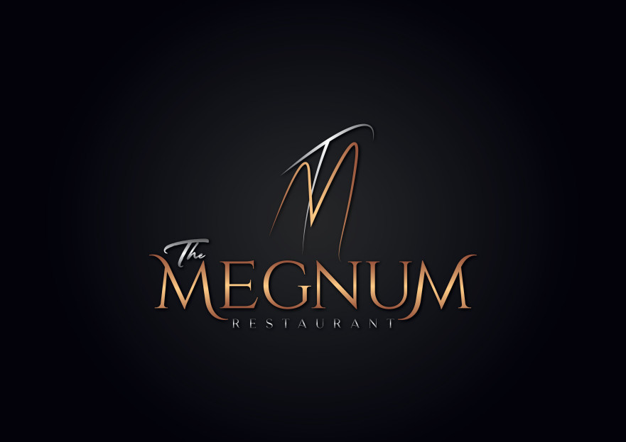 The Megnum Restoranı İçin Logo Tasarım. yarışmasına tasarımcı İNNOVASYON tarafından sunulan  tasarım 