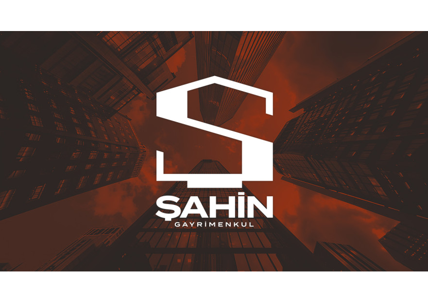 Şahin Gayrimenkul Logo + Kurumsal Kimlik yarışmasına tasarımcı ozando tarafından sunulan  tasarım 