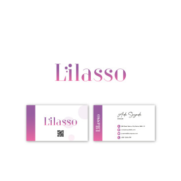 ''LİLASSO'' MARKASI İÇİN LOGO-KARTVİZİT yarışmasına tasarımcı Jedi tarafından sunulan  tasarım