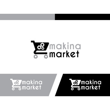 MAKİNA MARKET İSİMLİ ŞİRKETİMİZE LOGO  yarışmasına tasarımcı SZR Graphic Design tarafından sunulan  tasarım 